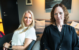 Bildet viser Lill Sverresdatter Larsen og Gro Lillebø
