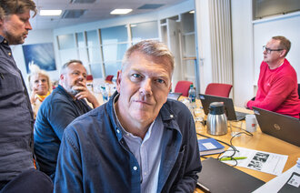Bildet viser Bård Eirik Ruud, fylkesleder i Oslo NSF
