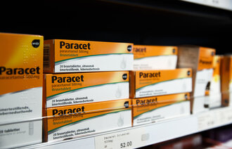 Bildet viser Paracet-pakker.