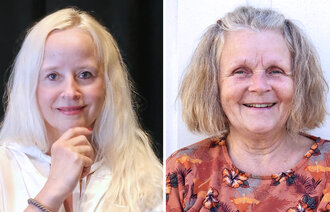 Bildet viser innleggsforfatterne Birgit Lie Haugen og Kari Mette Singstad