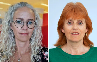 Bildet viser portretter av de to innleggsforfatterne Marianne Brattgjerd og Wenche Wannebo