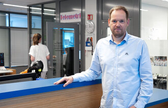 Bildet viser klinikkleder Per B. Rønning i Medisinsk klinikk UNN Tromsø.