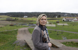 Hilde Ørbeck, Gjerdrum Bildet viser helsesykepleier Hilde Ørbeck i Gjerdrum kommune