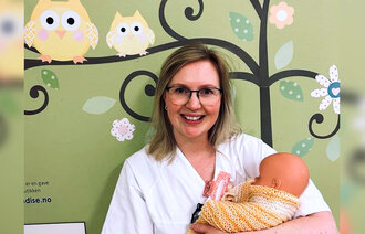 Bildet viser Guro Vegasundrabb på jobb