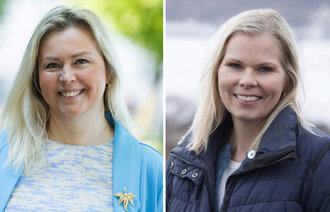 Bildet viser portretter av Ina Giske og Bente Helene Gran.