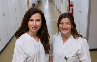 Denisa Velic og Ingvild Hestnes bildet viser Denisa Velic og Ingvild Hestnes