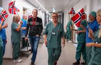 Bildet viser årets sykepleier i Buskerud Bildet viser årets sykepleierleder i Buskerud