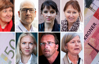 Bilde av fagforeningsledere