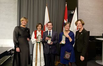 Bilde av prisvinnerne