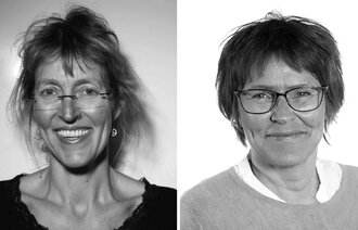 Bildet viser portretter av Merete Nypan og Randi Olsen