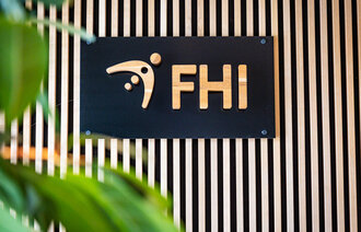 Bildet viser logoen til FHI