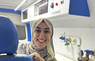 Bilde av sykepleier Esraa