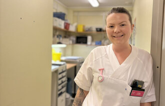 Bildet viser sykepleier Lisa Marie Ness Klungland.