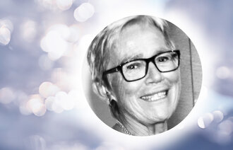 Bilde viser minneord May Solveig Fagermoen