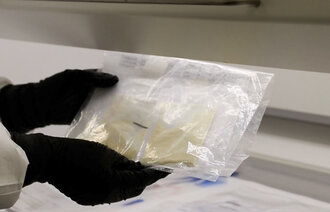 Bilder viser beslaglagte Nitazener.