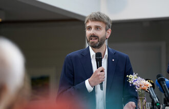 Bildet viser helseminister Jan Christian Vestre.