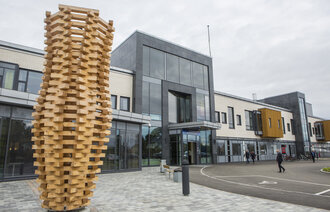 Bildet viser Nordlandssykehuset i Vesterålen.