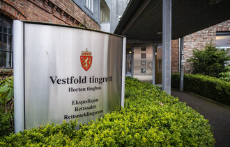 Bildet viser Vestfold tingrett i Horten.