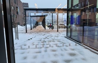 Bildet viser nye drammen sykehus