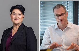 Administrerende direktør Jan Frich mener helseforetakene har for høy bemanning. Konserntillitsvalgt Anita Solberg mener foretakene er underfinansiert og etterlyser en tydelig plan for kuttene.  