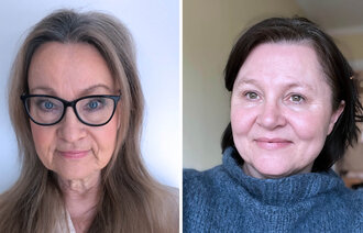 Bildet viser portretter av Marianne Myking og Barbara Wendelbo