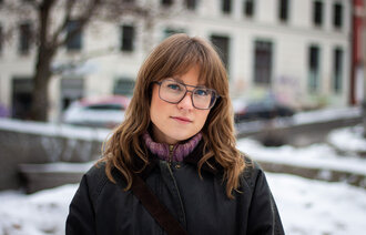 Bildet viser Sarah Vestrheim