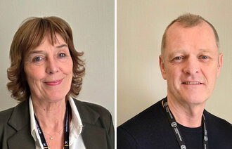 Bildet viser Kari Raaum Hovde og Anners Lerdal