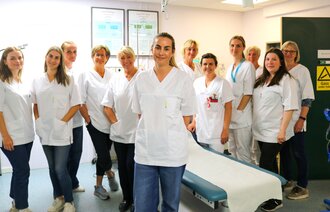 bildet viser Ingebjørg Fjellgård og kolleger