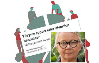 bilde av nina melvold og rapporten