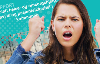 bilde av sint kvinne