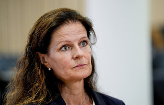 Bildet viser helsedirektør Cathrine M. Lofthus.