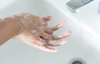 bildet viser håndvask