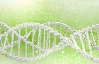 Bildet viser en DNA-streng.