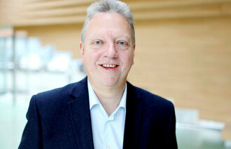 Portrett av Arild Kristensen, daglig leder for Norwegian Smart Care Cluster