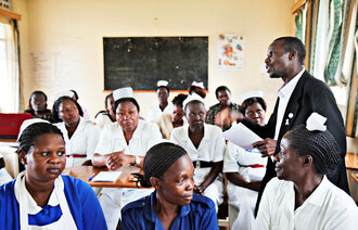 Sykepleiere i Uganda 