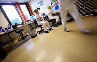 Sykepleiere på vaktrom