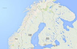 Googlekart av Norge