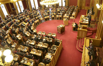 Bildet viser Stortinget