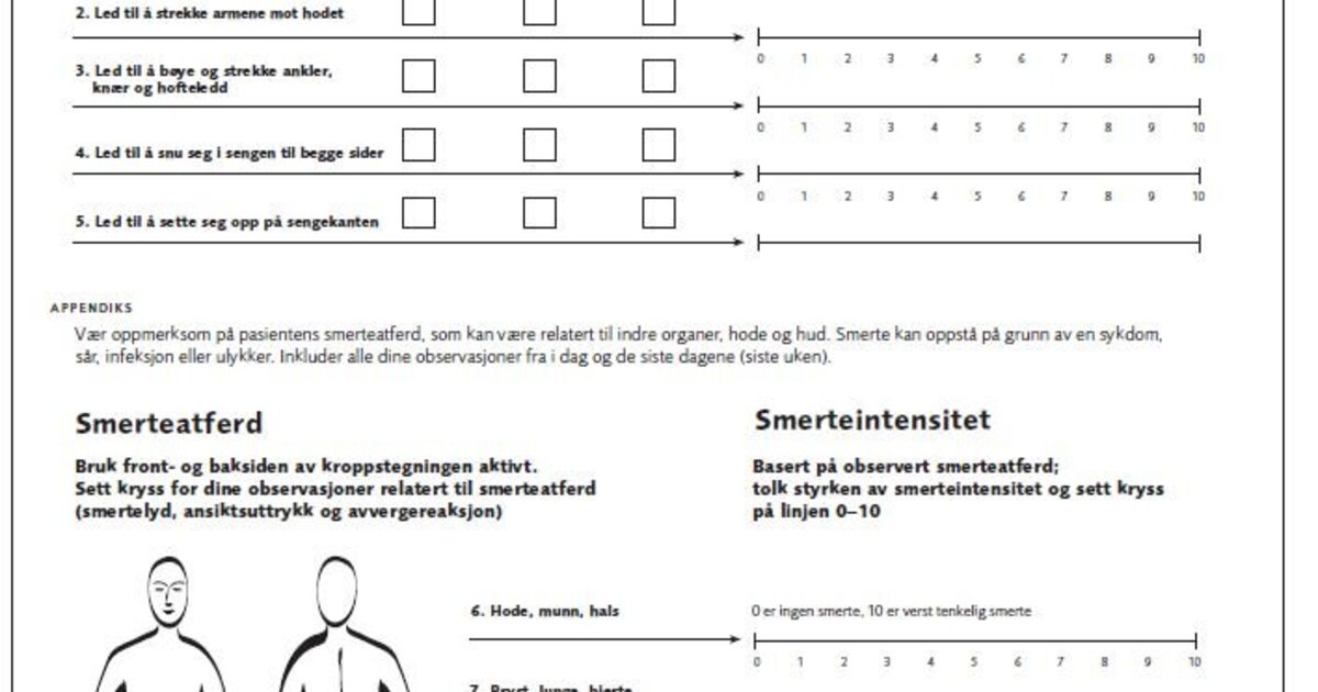 Måler smerte hos personer med demens