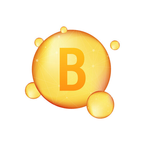 Illustrasjonen viser en gul runding med en B inni.