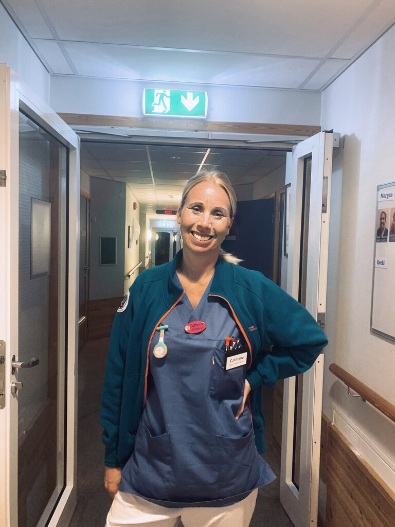 Sykepleier Cathrine Bøe Solberg, tillitsvalgt på Gullstøltunet sykehjem 