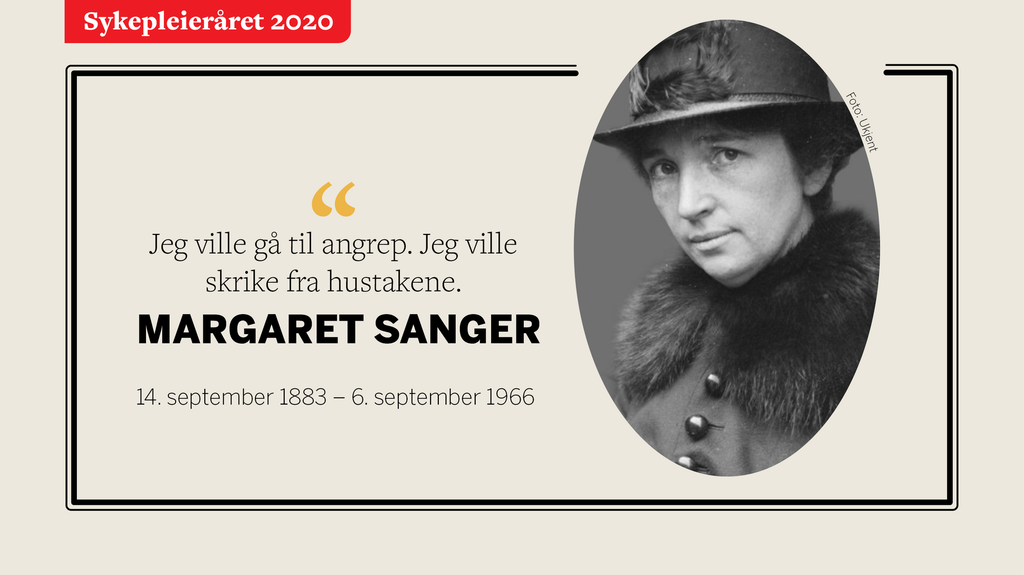 Fotomontasje Margaret Sanger