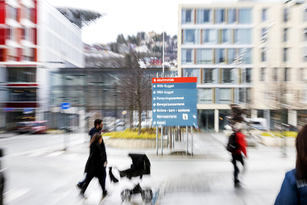 Eksteriør fra St. Olavs hospital i Trondheim