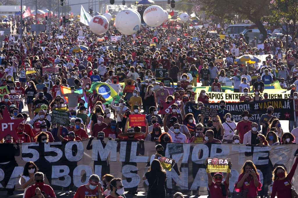 Kornaprotester i Brasil