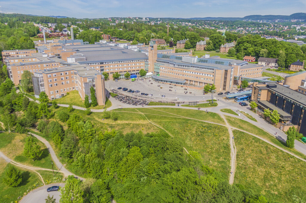 Rikshospitalet sett fra luften