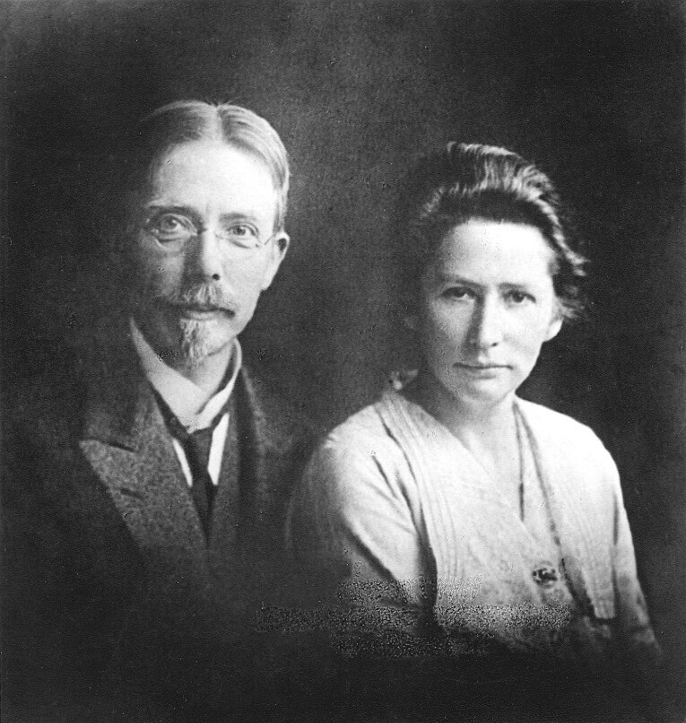 Bildet viser August og Marie Krogh.