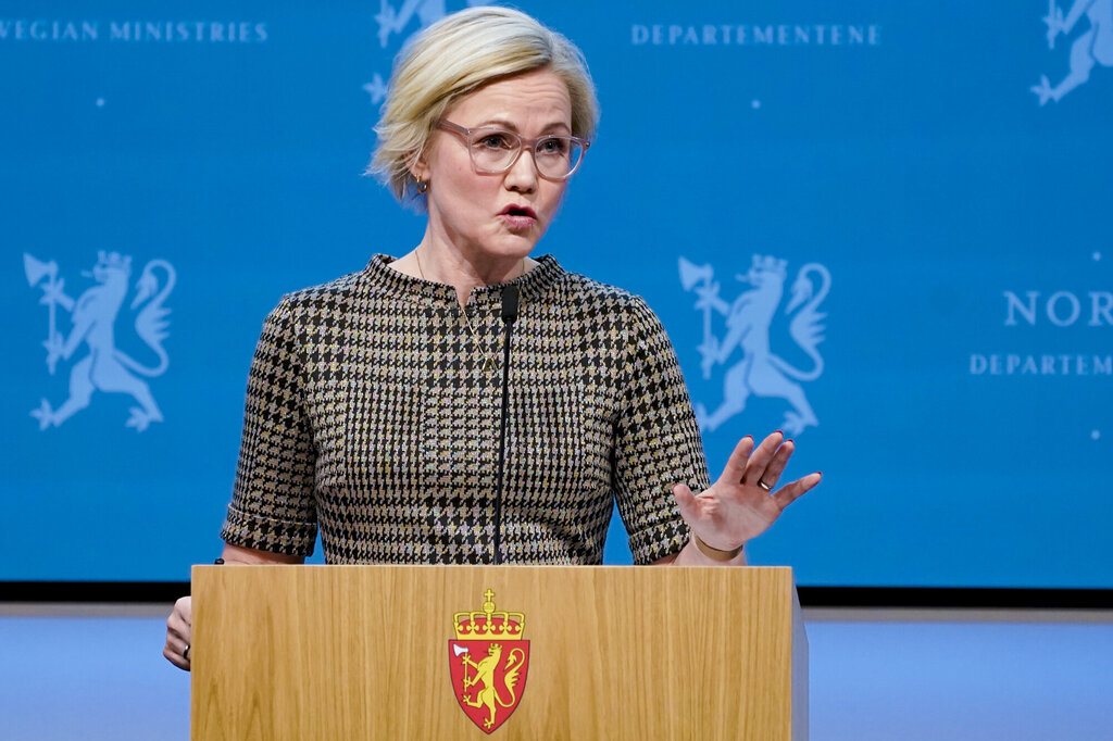 Bildet viser helse- og omsorgsminister Ingvild Kjerkol (Ap)