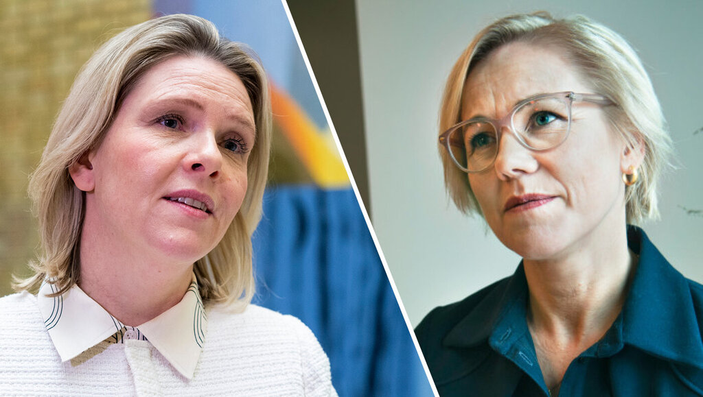 Collage av Kjerkol og Listhaug