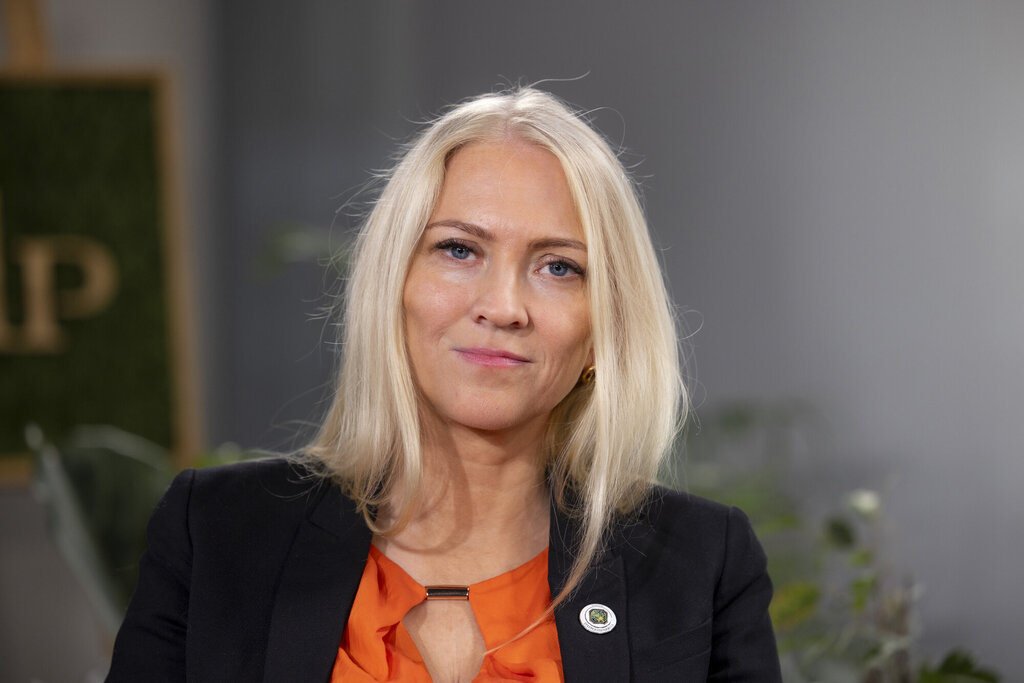 Lill Sverresdatter Larsen. Forbundsleder i NSF