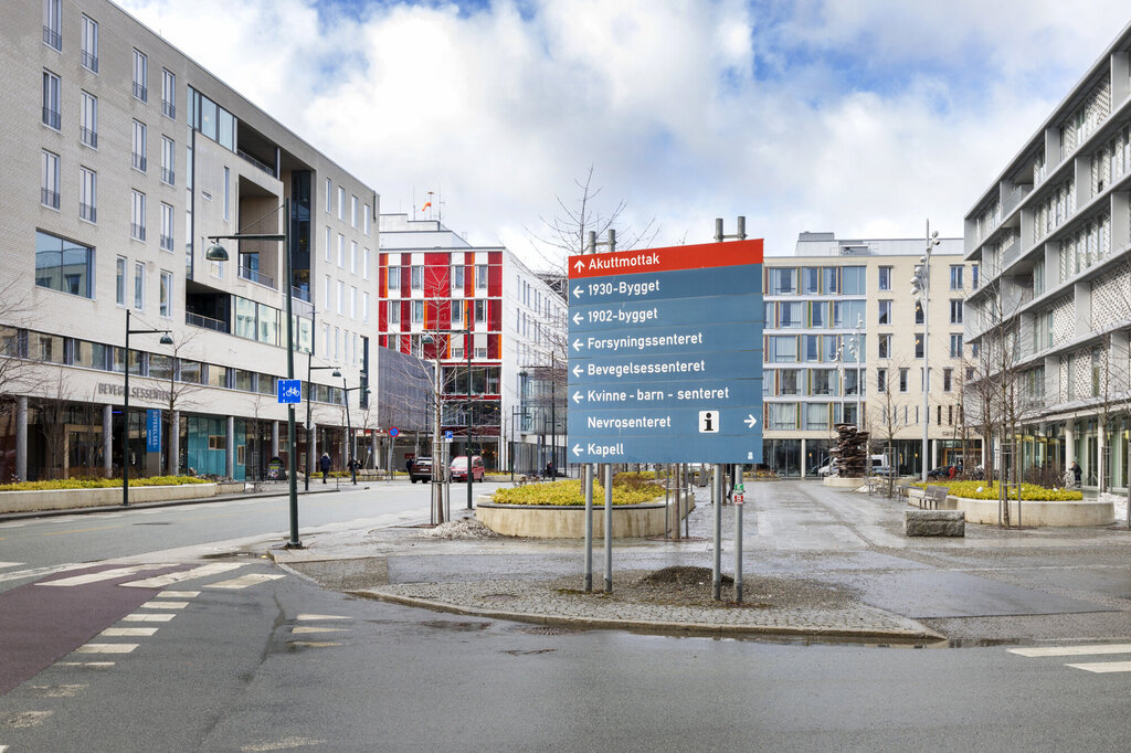 Foto av St. Olavs hospital i Trondheim